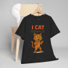 I CAT Believe It! – Funny Cartoon Cat Pun T-Shirt